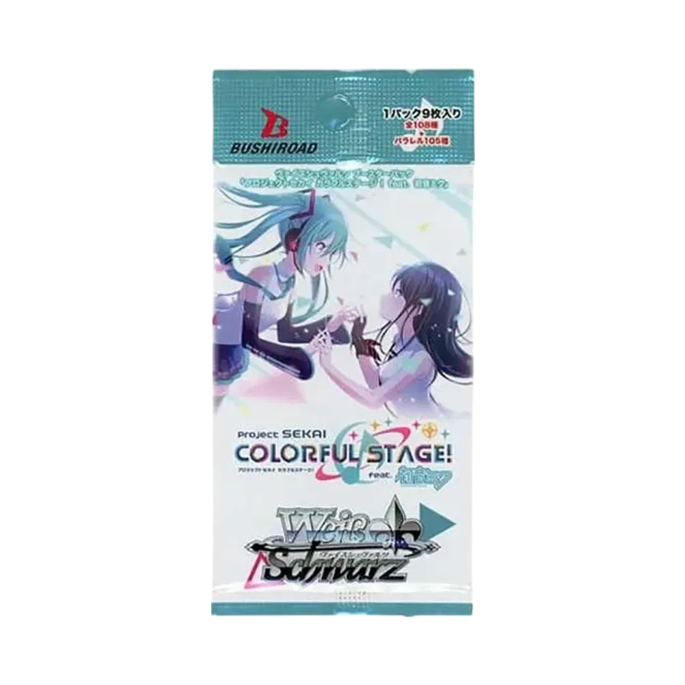 ヴァイスシュヴァルツ ブースターパック「プロジェクトセカイ カラフルステージ! feat. 初音ミク」パック