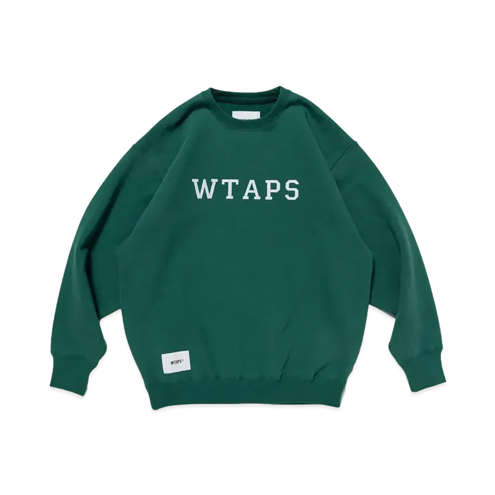 WTAPS Academy / Sweater / Cotton. College "Green"