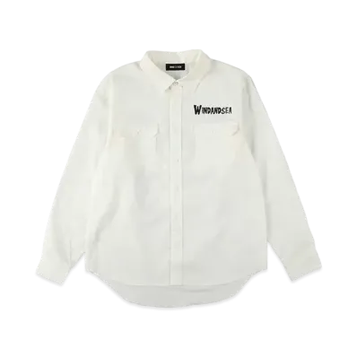 WIND AND SEA Thrash Heritage Nightmare Work Shirt "White"