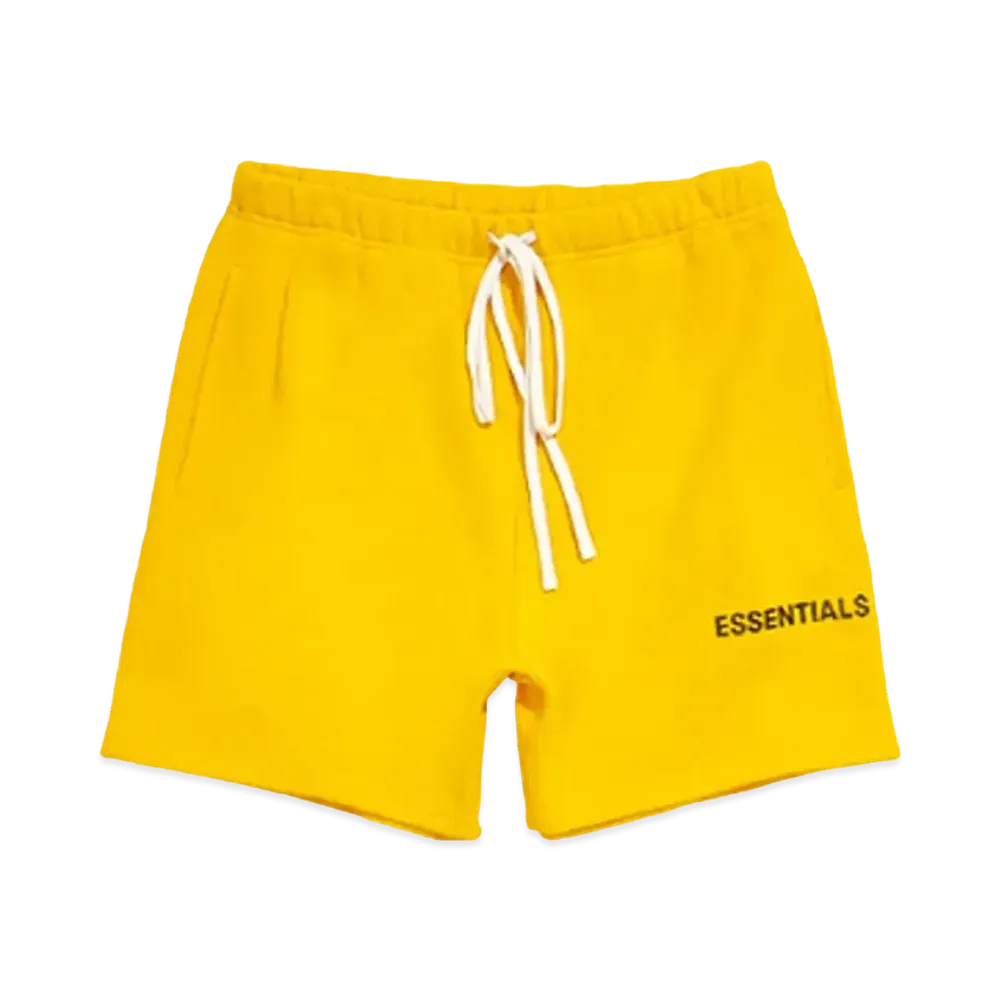 FEAR OF GOD Essentials Graphic Sweat Shorts "Yellow"