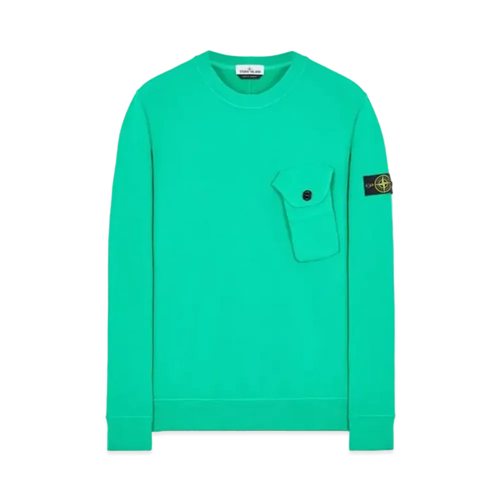 Stone Island 60419 BRUSHED COTTON FLEECE "Green"