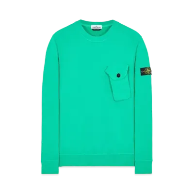 Stone Island 60419 BRUSHED COTTON FLEECE "Green"