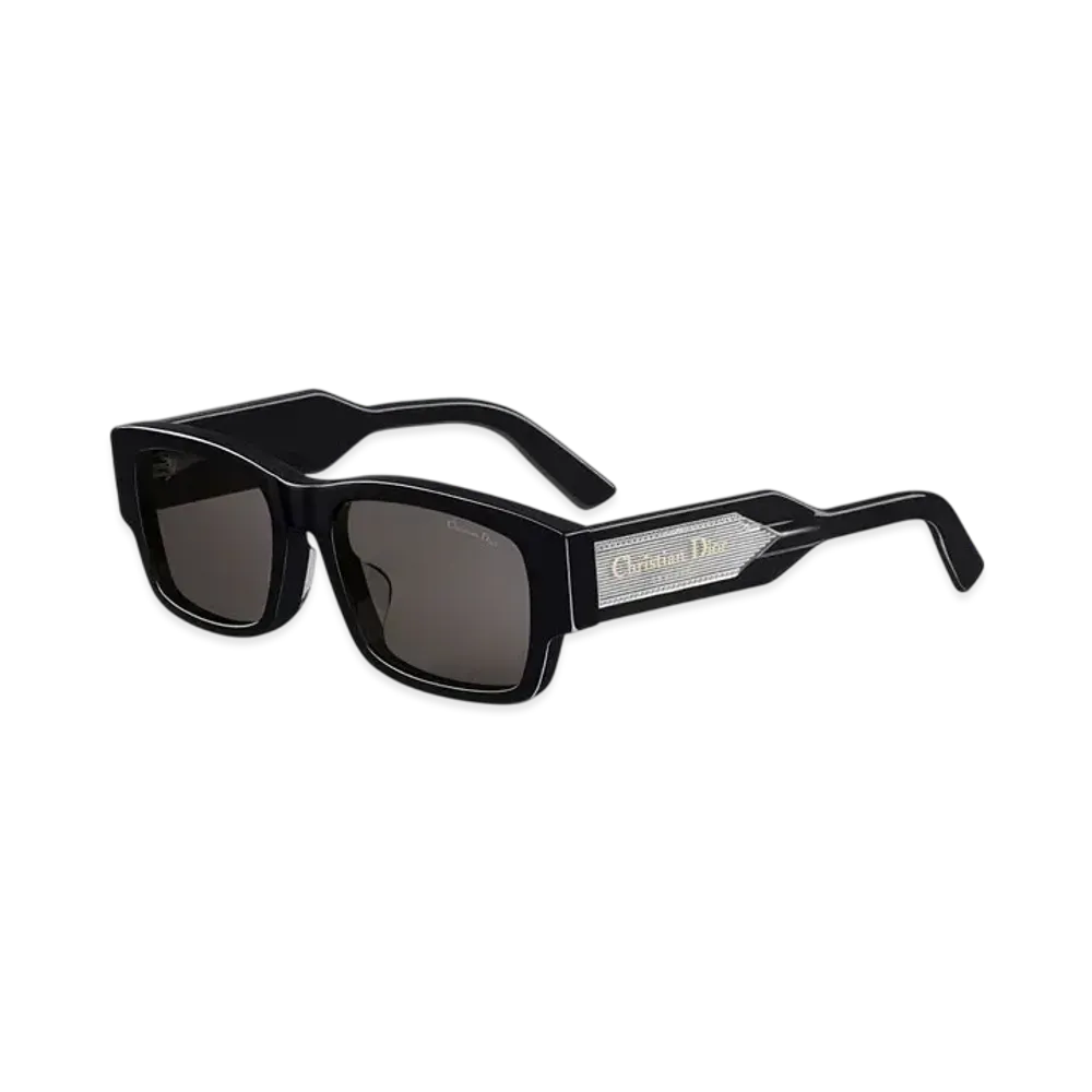 Dior Christian Dior Label S1F Rectangular Sunglasses "Black"