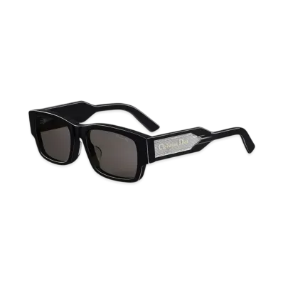 Dior Christian Dior Label S1F Rectangular Sunglasses "Black"