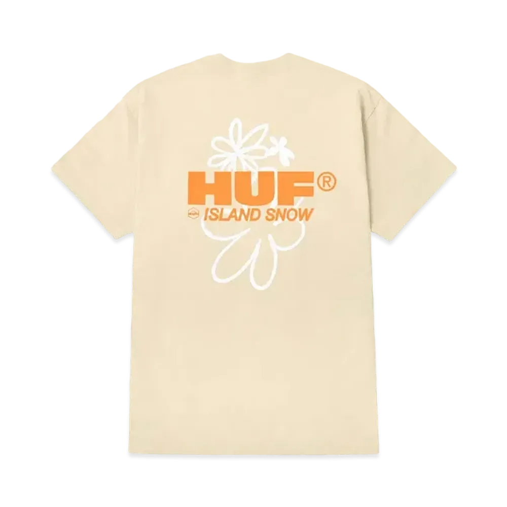 HUF Island Flowers T-shirt "Sand"