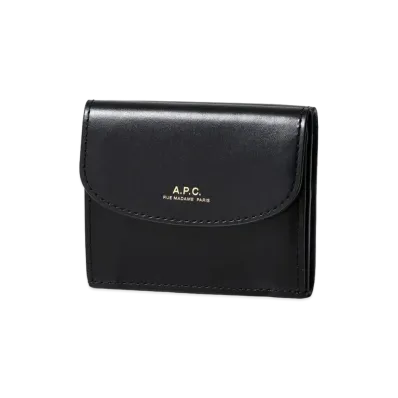 A.P.C. Geneve Trifold Wallet "Black"
