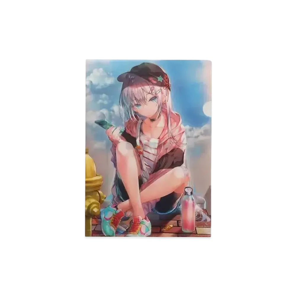 atmos x 100 Artists Exhibition Miwabe Sakura Clear File "Multi"