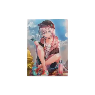 atmos x 100 Artists Exhibition Miwabe Sakura Clear File "Multi"