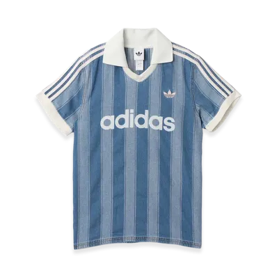 adidas Firebird Twill Football Jersey "Blue"