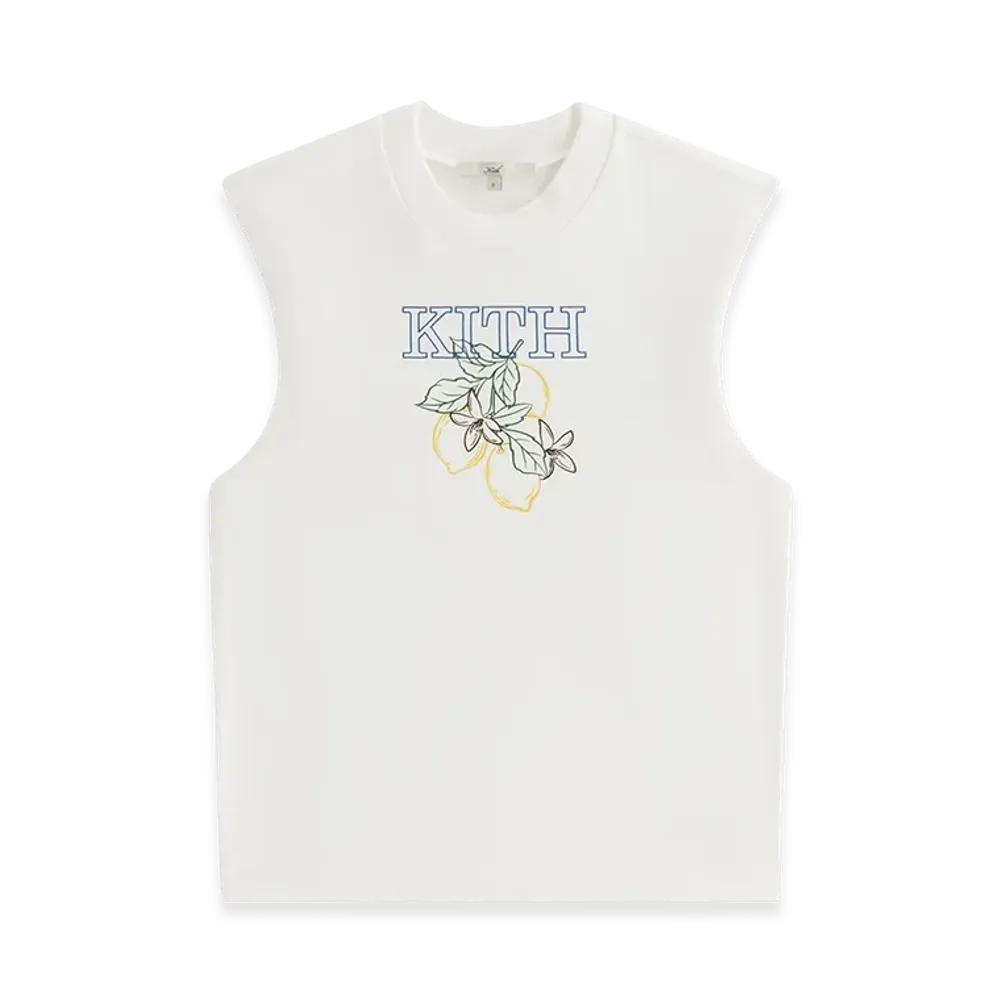 Kith Women's Mulberry Kith Lemon Muscle Tank "White"