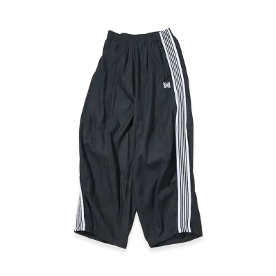 NEEDLES x FREAK’S STORE Exclusive H.D.TrackPant - 6oz Denim "Black Base/White"
