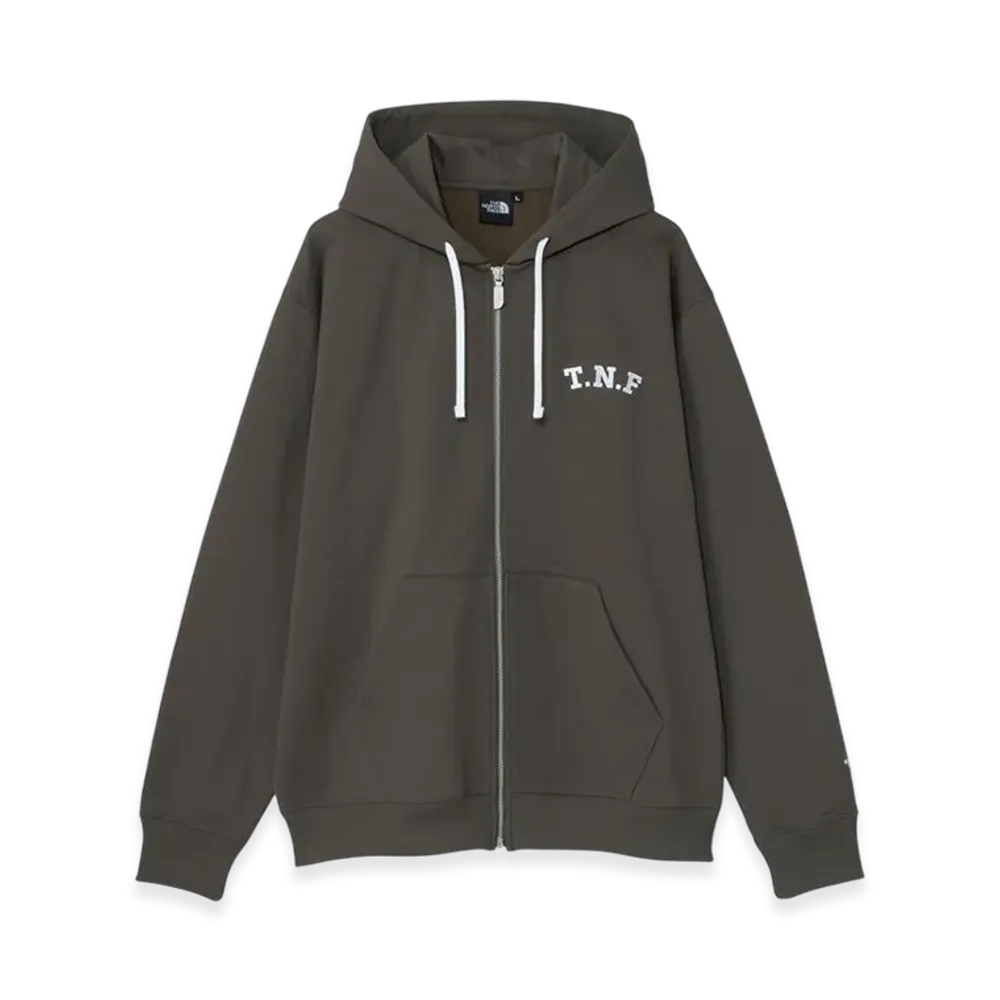 The North Face TNF Logo Heather Sweat Full Zip Hoodie "New Taupe"