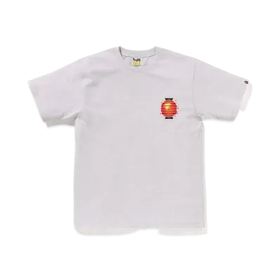 A BATHING APE Japanese Lantern Tee "Gray"
