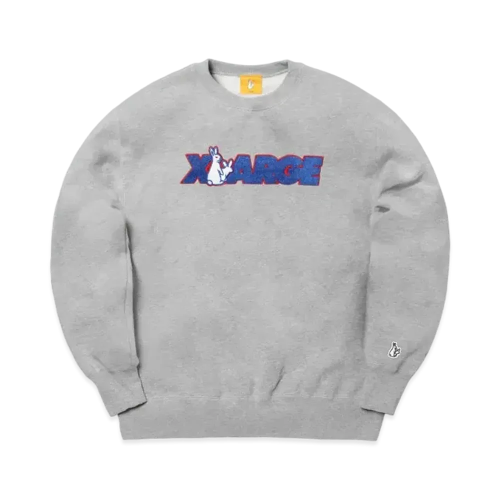 XLARGE x FR2 BOX LOGO CREWNECK SWEAT "Ash"