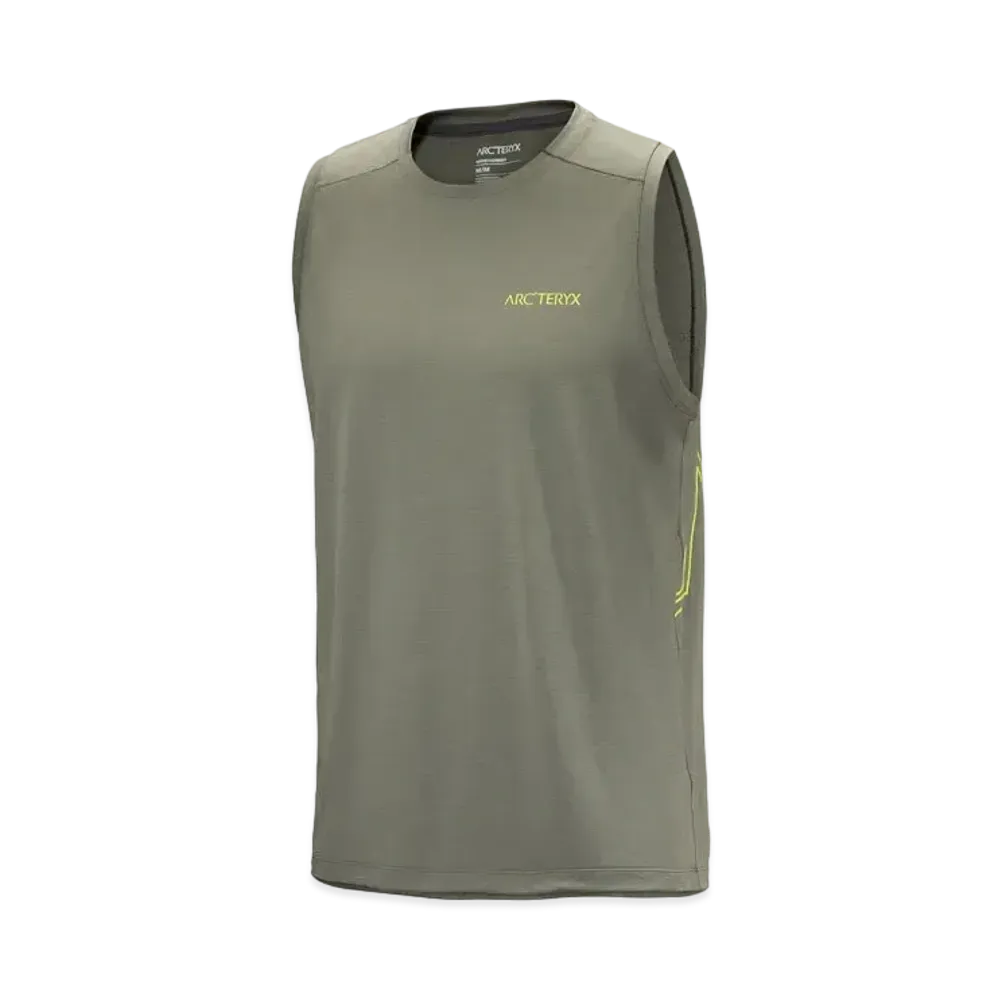 ARC'TERYX Cormac Arkbird Logo Tank For Men's X000007739 "Forage Hether"