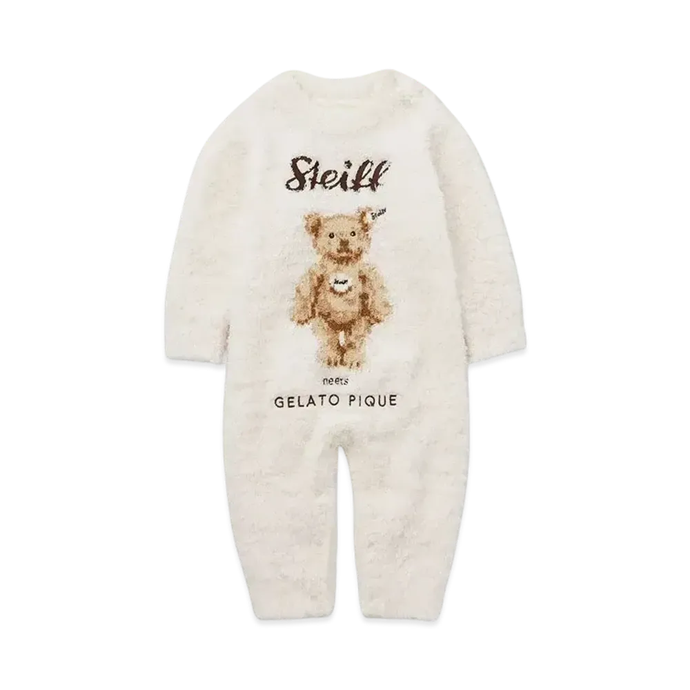 GELATO PIQUE x Steiff Baby Gelato James Jacquard Romper "Cream"