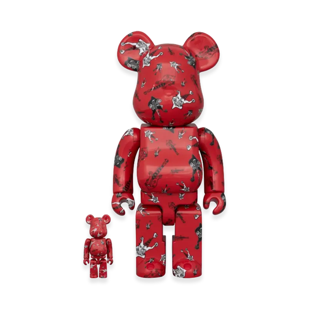MEDICOM TOY "BEARBRICK" Buck∞Tick Hisashi Imai Red Ver. 100% & 400%
