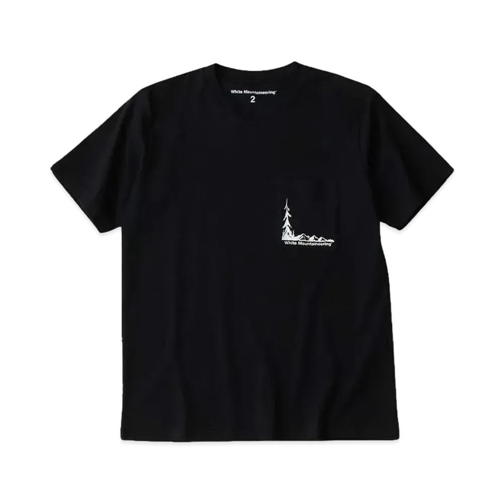 White Mountaineering FOREST POCKET T-SHIRT "BLACK"
