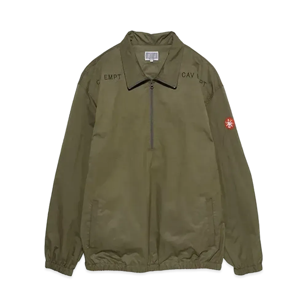 Cav Empt (C.E) HALF ZIP PULLOVER "Olive"