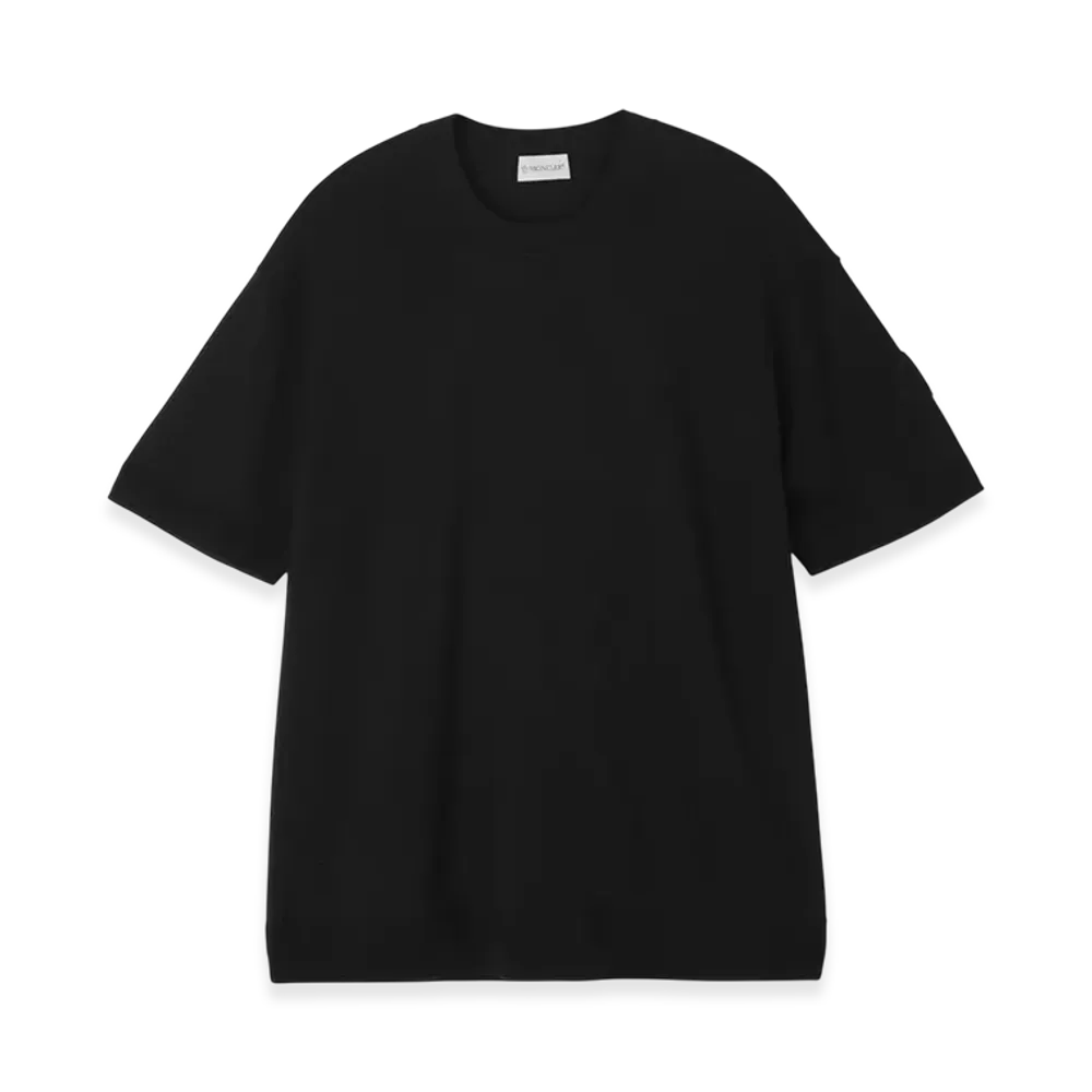 MONCLER Mens S/S Crewneck Knit "Black"