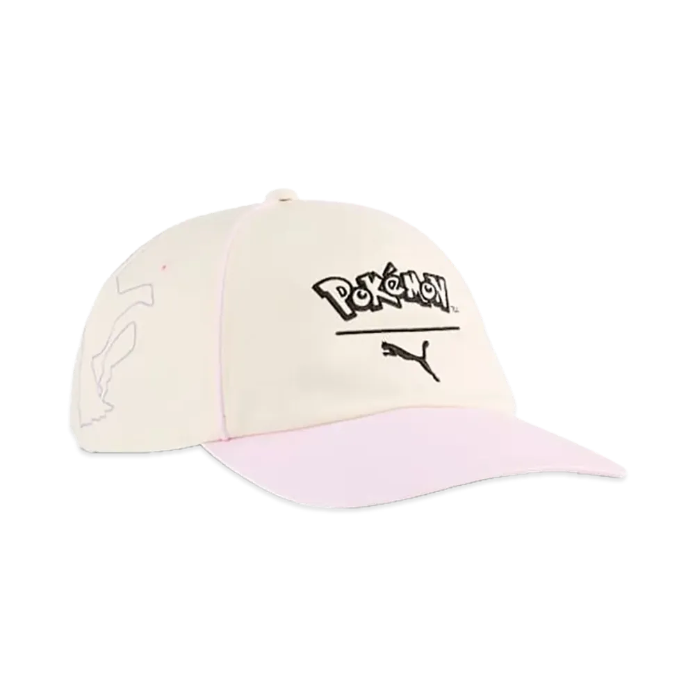 PUMA x Pokemon Dad Cap "Alpine Snow/Pearl Pink"