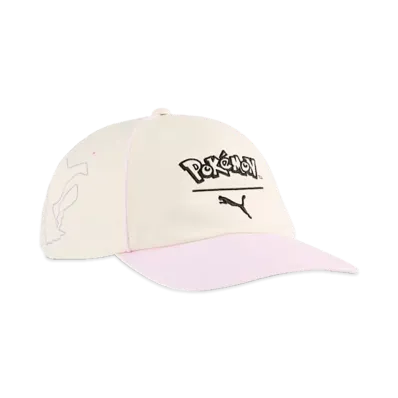 PUMA x Pokemon Dad Cap "Alpine Snow/Pearl Pink"