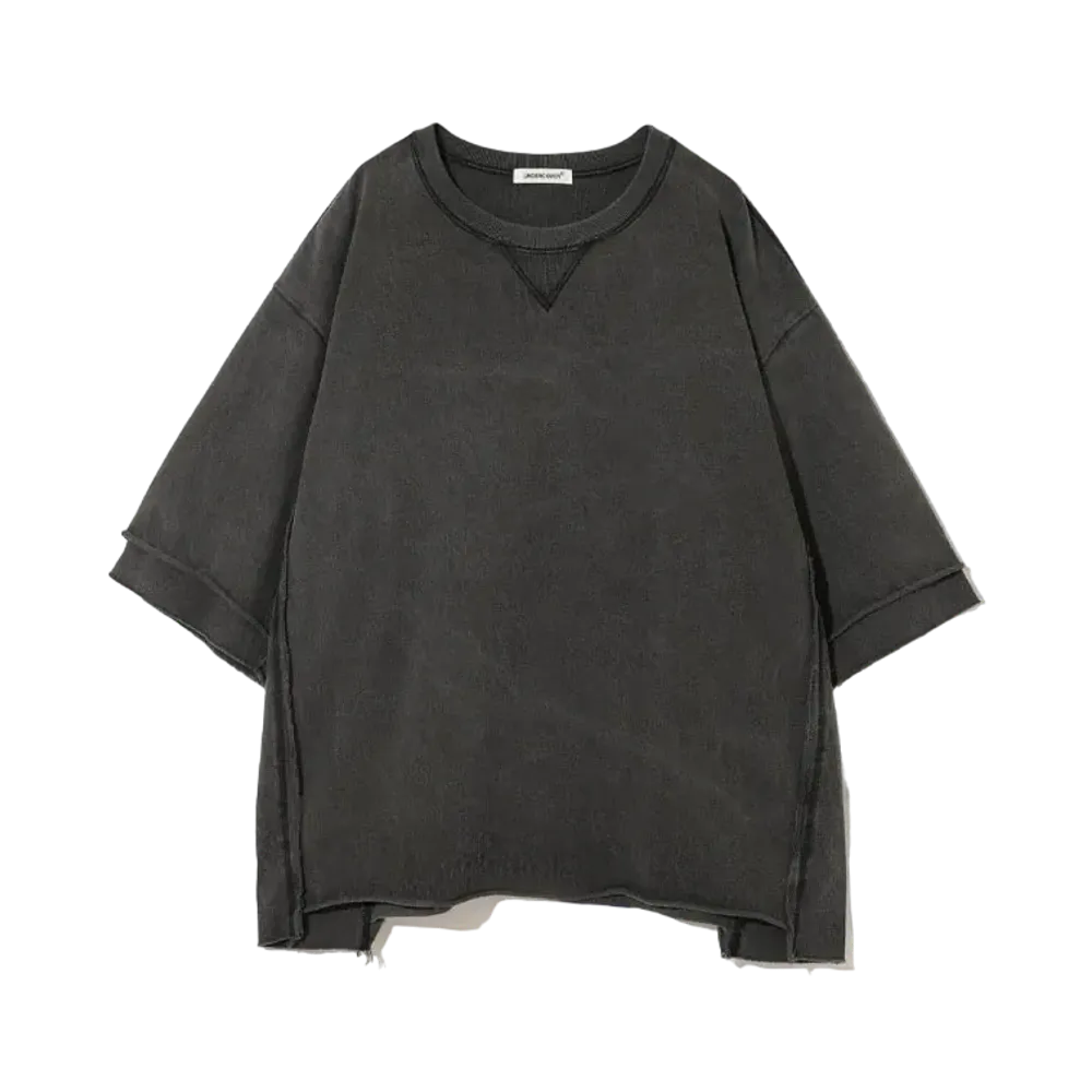 UNDERCOVER Cotton Layered Top "Charcoal"