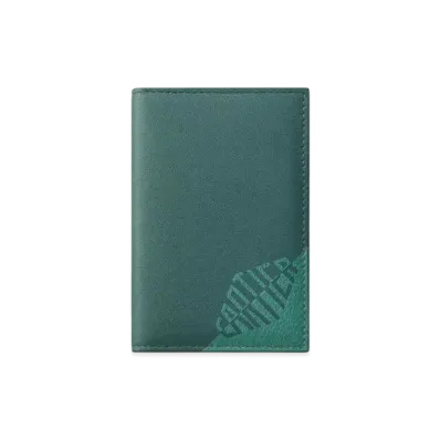 Cartier 4 Credit Card Holder, Cartier Losange Shadow "Pine Green/Green"