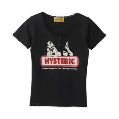 HYSTERIC GLAMOUR Sweet Sounds Chibi T-Shirt "Black"