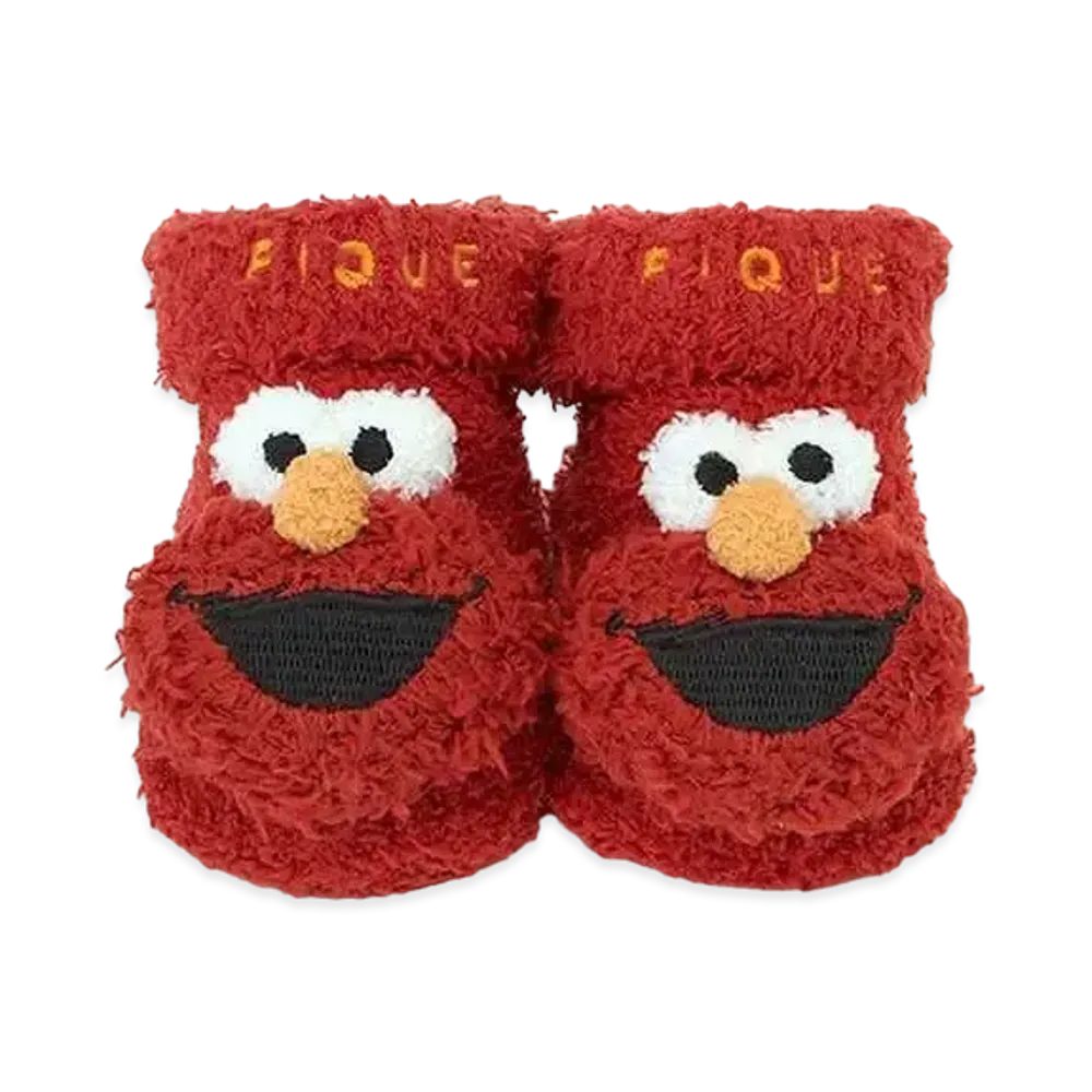 GELATO PIQUE x Sesame Street Baby Elmo Socks "Red"