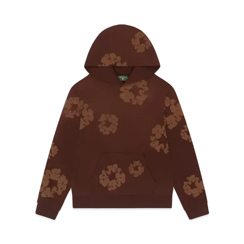 DENIM TEARS Mono Cotton Wreath Hoodie "Brown"