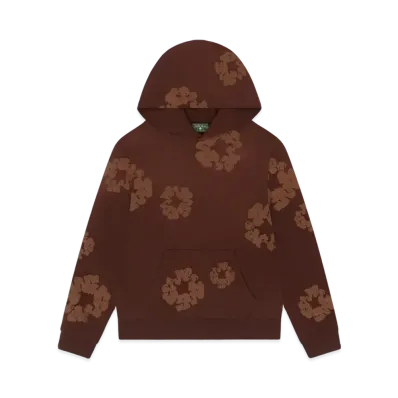 DENIM TEARS Mono Cotton Wreath Hoodie "Brown"