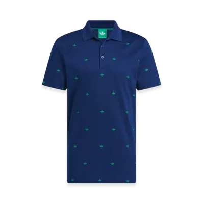 adidas Originals Golf Monogram Short-Sleeve Shirt "Night Indigo"
