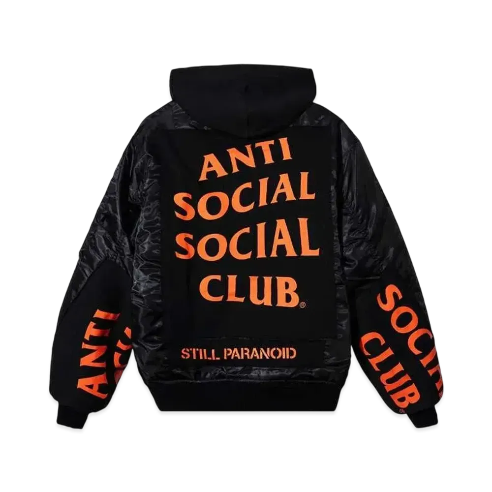 ANTI SOCIAL SOCIAL CLUB UNDFTD Bomber "Black/Orange"