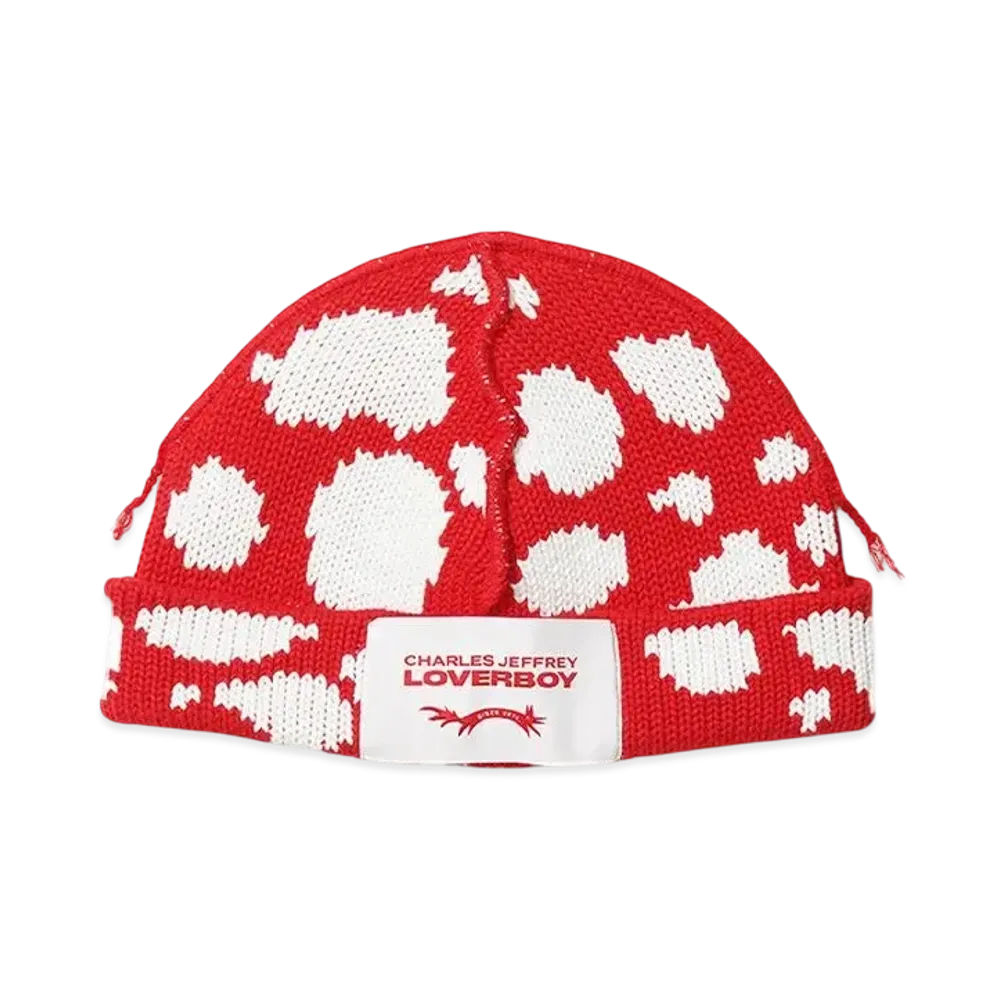 Charles Jeffrey Loverboy LOVERBOY BEANIE"RED"