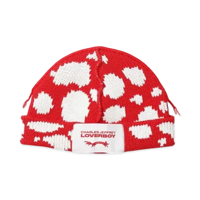 Charles Jeffrey Loverboy LOVERBOY BEANIE"RED"