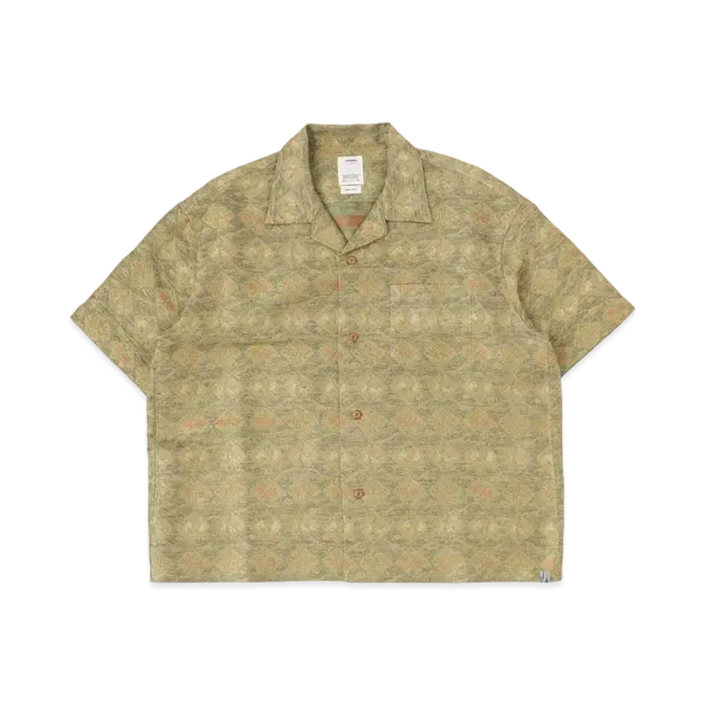 visvim Copa Shirt S/S Jacquard (Silk) "Beige"