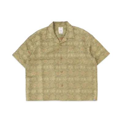 visvim Copa Shirt S/S Jacquard (Silk) "Beige"