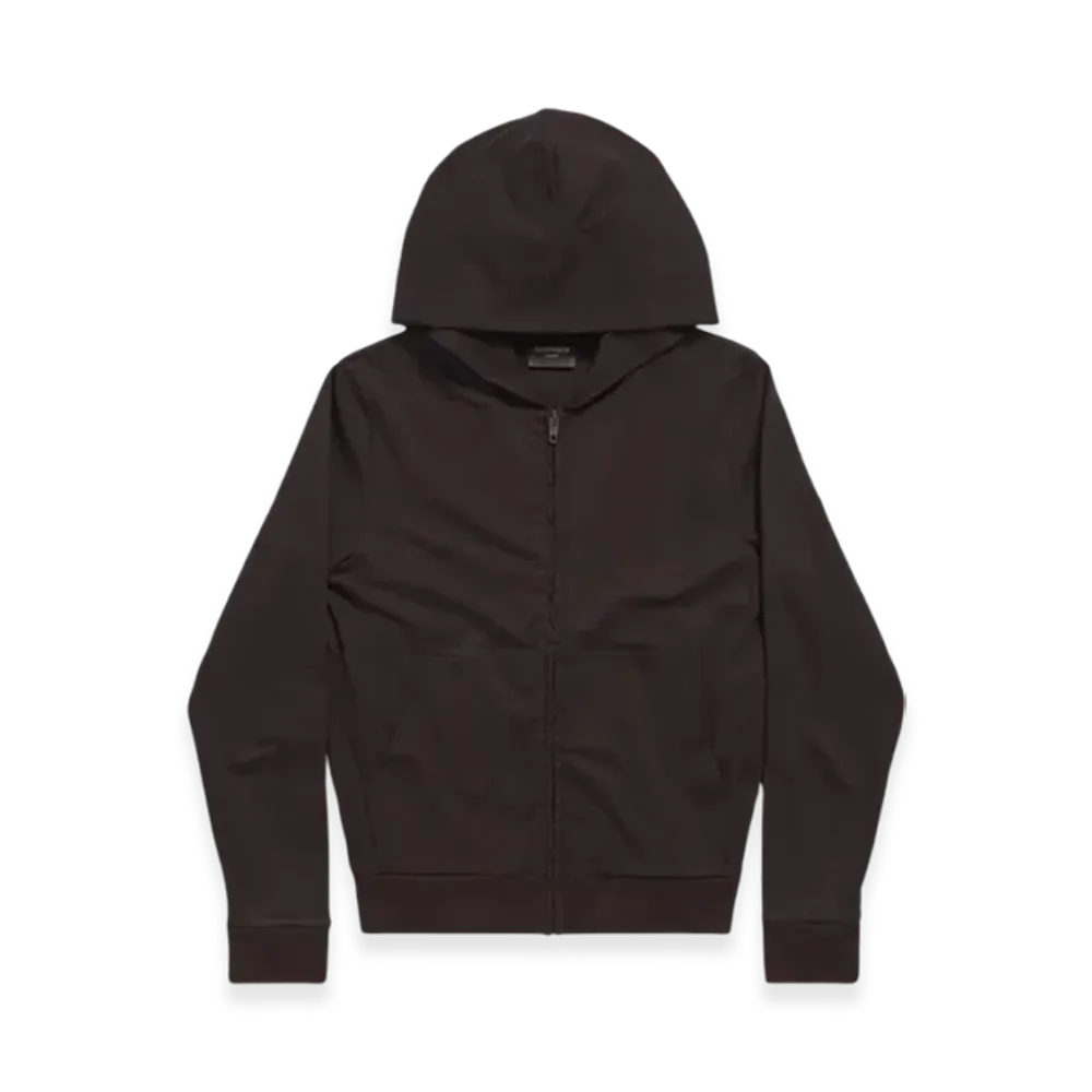BALENCIAGA Slim Fit Zip Hoodie "Black"