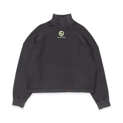 Acne Studios Fleece Sweater "Faded Black"