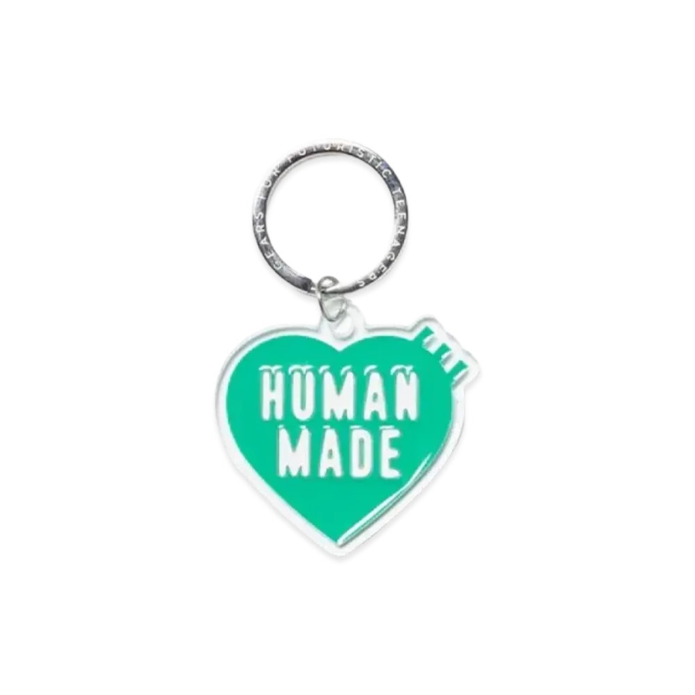 HUMAN MADE 25S/S Heart Keyring "Green"