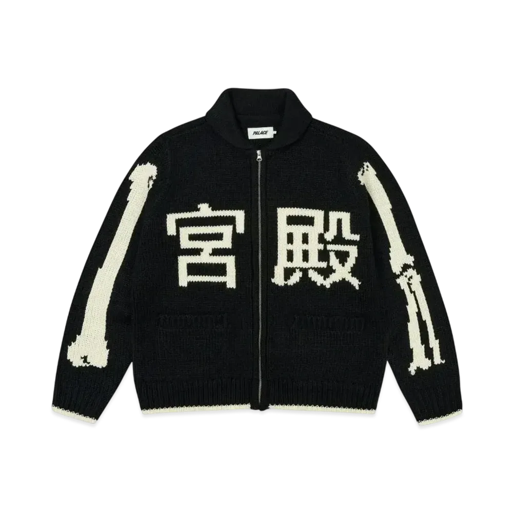 PALACE Bones Cowichan Knit "Black"