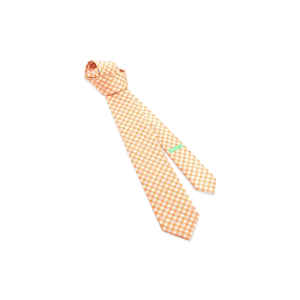BVLGARI Logomania Tie "Orange"