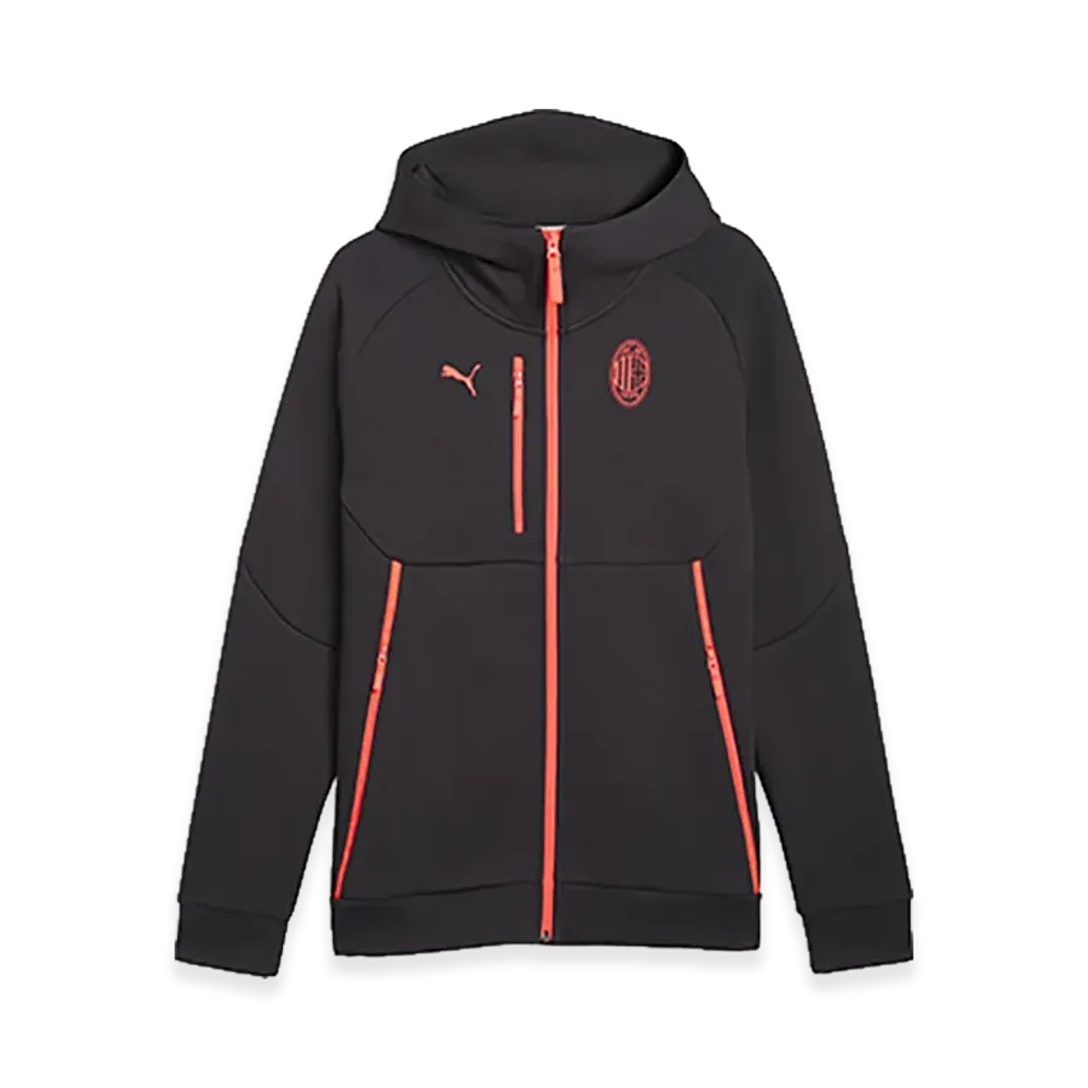PUMA AC Milan Pumatech Full Zip Hoodie "Black"