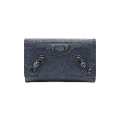 BALENCIAGA Classic Osaka 4 Key Case "Gray"