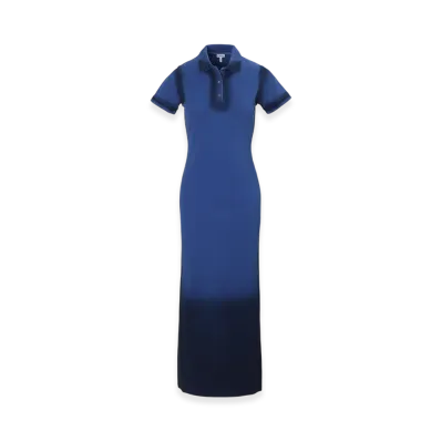 LOEWE Women's Polo Dress "Greek Blue"