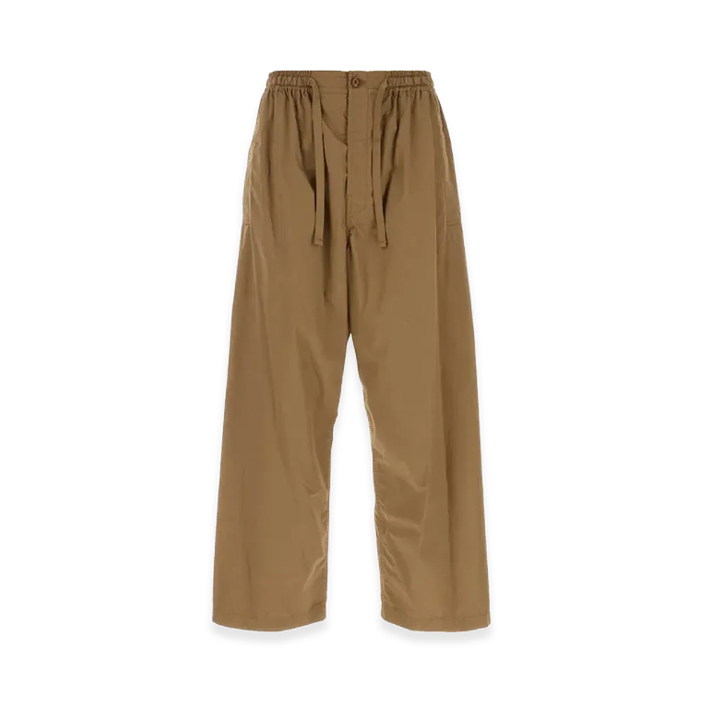 LEMAIRE Cotton Wide-Leg Pant "Biscuit/Camel"