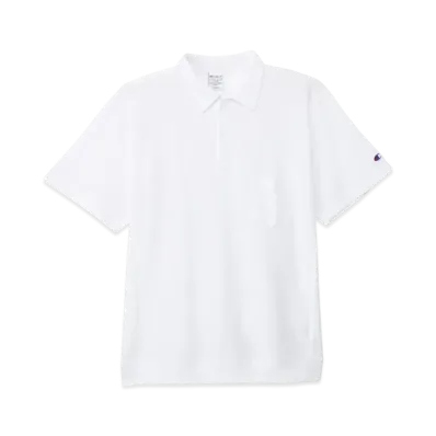 Champion Reverse Weave Short Sleeve Pocket Polo Shirt 25SS "White"