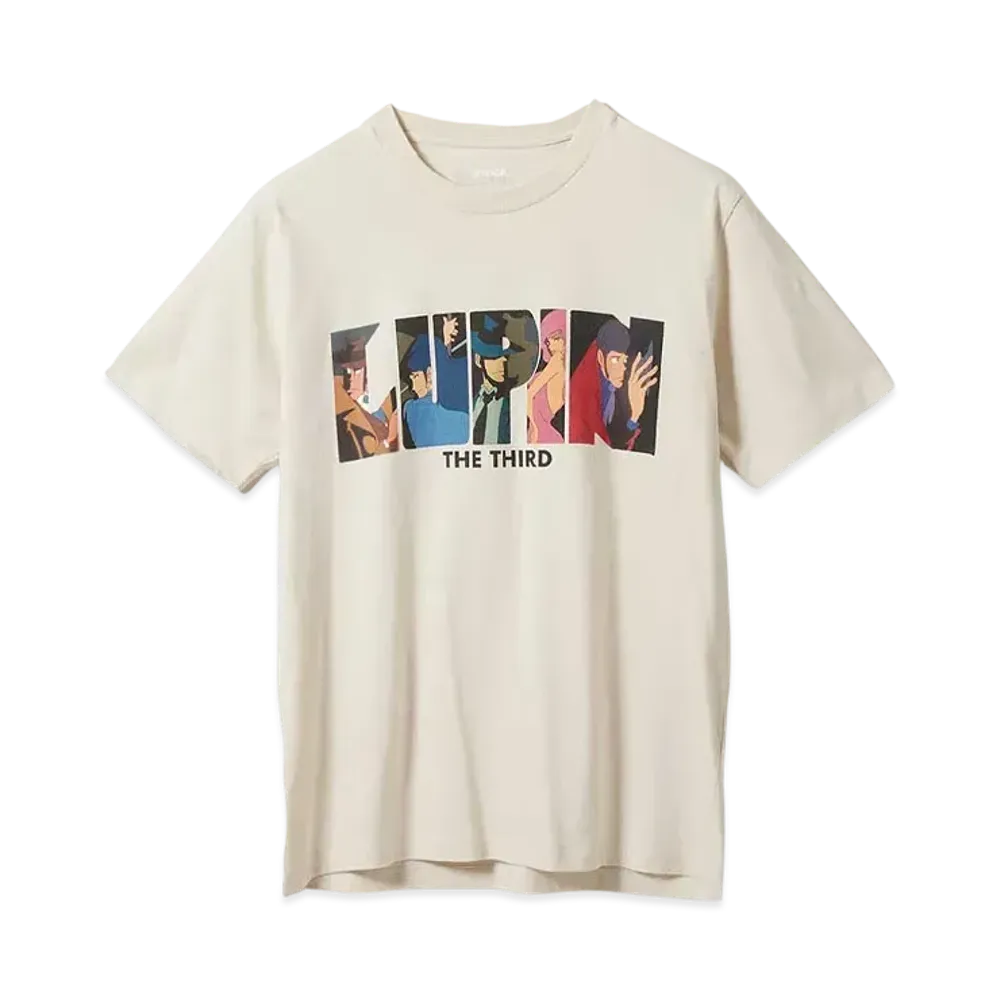 graniph x Lupin III LUPIN T-Shirts "Ice Gray"