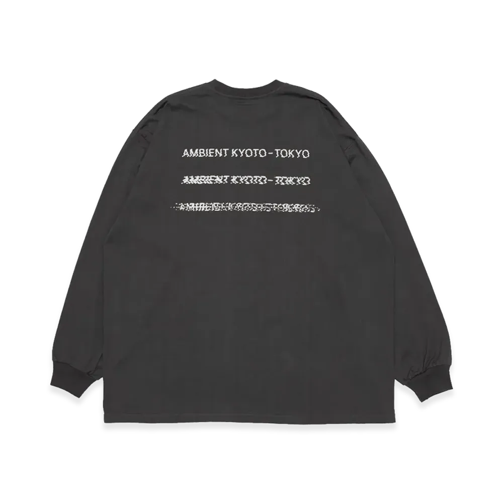 Graphpaper x AMBIENT KYOTO-TOKYO L/S Crew Neck Tee "Gray"